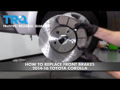 How to Replace Front Brakes 2014-16 Toyota Corolla