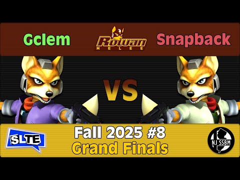 Rowan SSBM Fall 2025 #8: Gclem (Fox) Vs. Snapback (Fox) - Grand Finals