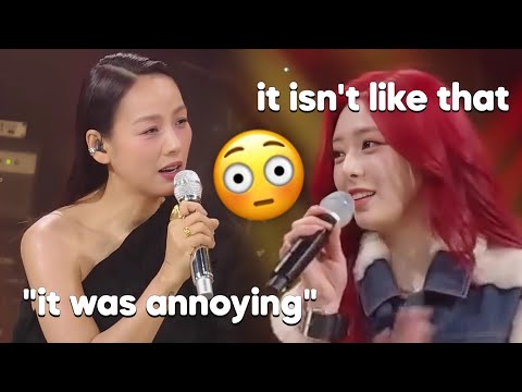 lee hyori being annoyed because of yuna