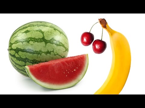 Nazivi voća - Učenje za decu (na srpskom)