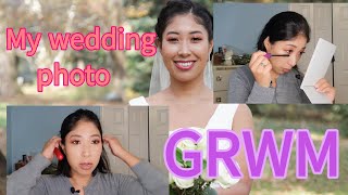 No,34【GRWM】Wedding photoのGRWMです！これからの時期にぴったりなオレンジベースなメイクアップです