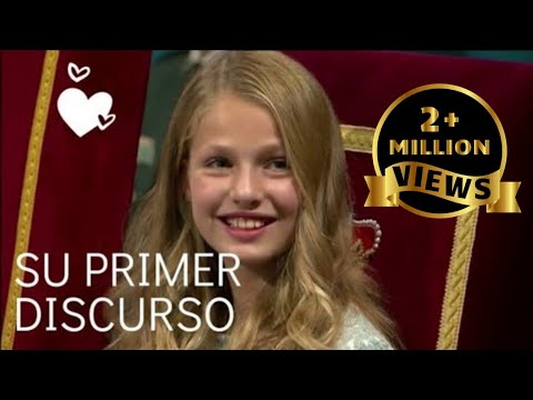 Princess Leonor, Spain's future queen, delivers her first speech ENG SUB
