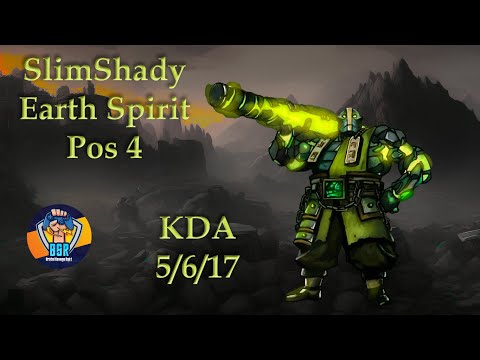 SlimShady (JerAx Jr.) | Earth Spirit Pos 4 | Patch 7.32e | Killing Couriers Wins You The Game