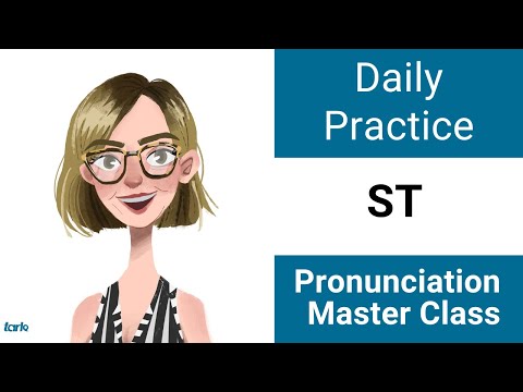 Sブレンド - ST語頭 - アメリカ英語日常会話発音練習マスタークラス (S Blends - ST Beginning of Words - American English Daily Pronunciation Practice Master Class)