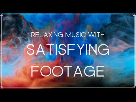 Satisfying Color Diffusion In Water Video With Relaxing Music For Relaxation