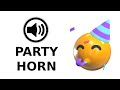 Party Horn High Quality Sound Effect SoundFXlaboratory