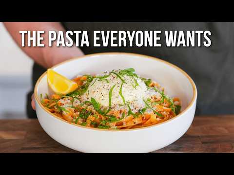 Cherry Tomato Garlic Butter Burrata Pasta | Dinners You’ll Actually Make