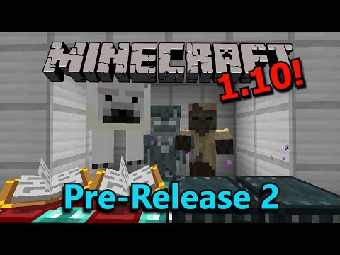 Minecraft 1.10 Pre-Release 2- New Sounds, Bug Fixes!