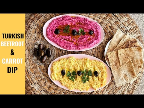 Beetroot Dip & Carrot Dip - The Turkish Way