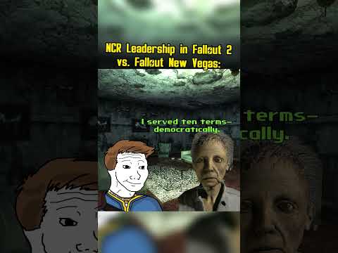 NCR Leadership in Fallout 2 vs. Fallout New Vegas: #fallout #memes #shorts