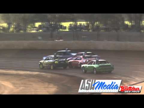 National 4's: Jenkins and Weir Crash - Carina Speedway