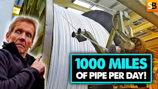 Inside Europe's Largest Pipe Production Facility