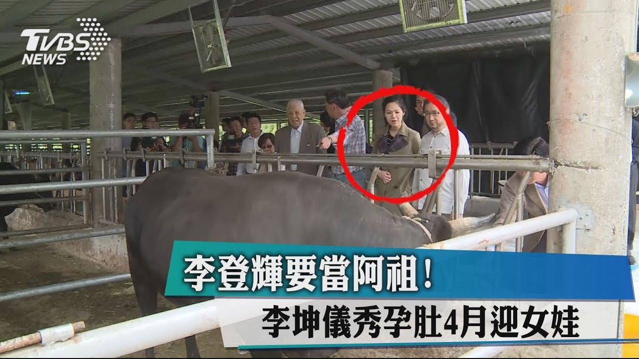 李登輝要當阿祖!李坤儀秀孕肚 4月迎女娃