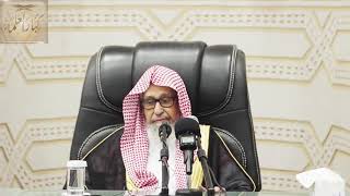 صورة حكم من لم يكمل طواف الوداع لشدة الزحام لمعالي الشيخ صالح الفوزان