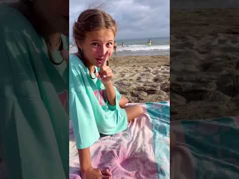 CRUEL prank on Mika at the beach 🏖