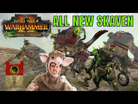 ALL NEW SKAVEN UNITS | The Twisted & The Twlight DLC - Throt, Mutant Rat Ogres, Wolf Rats & More!