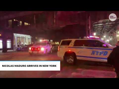 Maduro arrives in New York City after plane and helicopter ride following capture in Venezuela