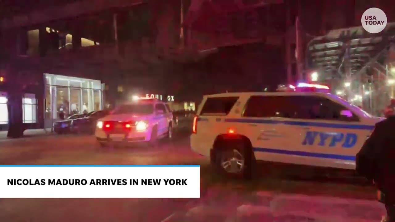 Maduro arrives in New York City after plane and helicopter ride following capture in Venezuela