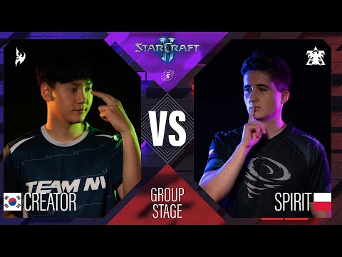 Creator vs. Spirit // Gamers8 featuring StarCraft  // Group Stage