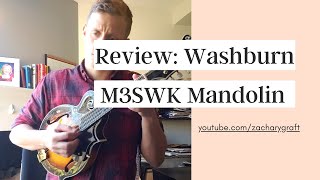 Video thumbnail for Washburn Mandolin M3SWK Review by Zachary Graft