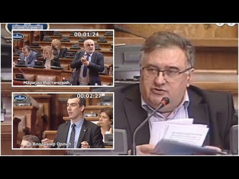 Skupština: Vukadinović 'rasturio' Rističevića - nije štedeo ni naprednjake