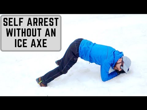Self Arrest Without an Ice Axe