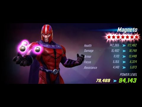 Asteroid M, magneto challenge. Tier 7.  336k power Marvels strike force.