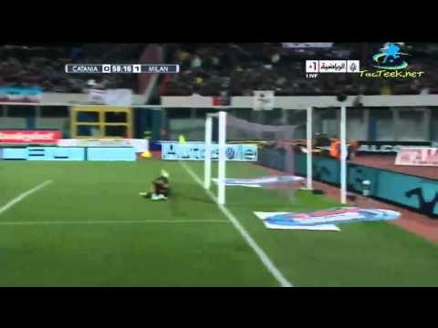 Catania vs AC Milan 0-2 All Goals in HD (29/01/2011)