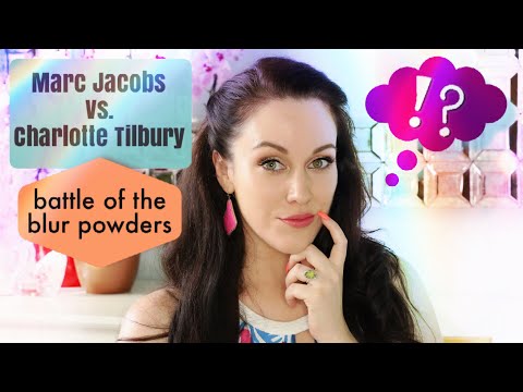 WHICH POWDER IS BEST? Charlotte Tilbury Airbrush Flawless Finish versus Marc Jacobs Accomplice
