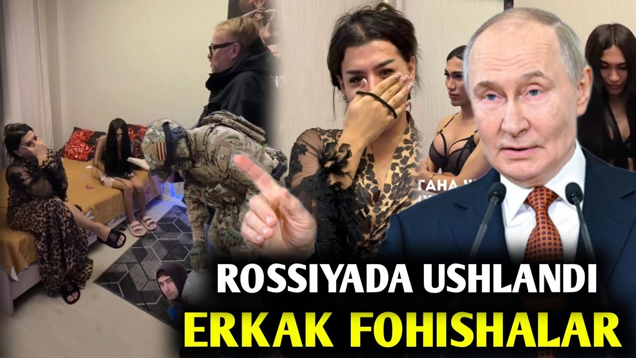 DAHSHAT ROSSIYADA ERKAK FOHISHALAR QOLGA TUSHDI MUSOFIRLAR