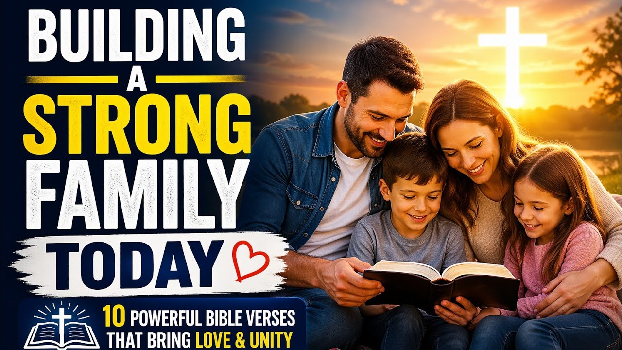 “BUILD A STRONGER FAMILY TODAY:10 BIBLE VERSES ON LOVE & UNITY YOU NEED TO HEAR!