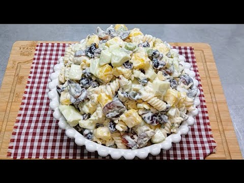 Receta de ensalada de frutas con fusilli: Una combinación única de sabores