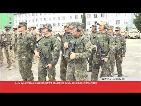 Jednostka Wojskowa AGAT na ćwiczeniach Agile Spirit 19 w Gruzji.
