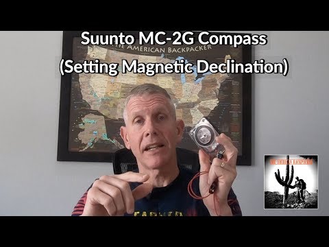 Setting your Magnetic Declination on a Suunto MC-2G Compass