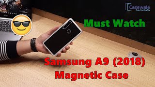 Samsung A9 (2018) Magnetic Glass Case | Casewale India