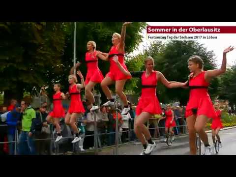 Der Festumzug zum "Tag der Sachsen 2017" in Löbau