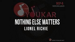 karaoke Lionel Richie  Nothing Else Matters