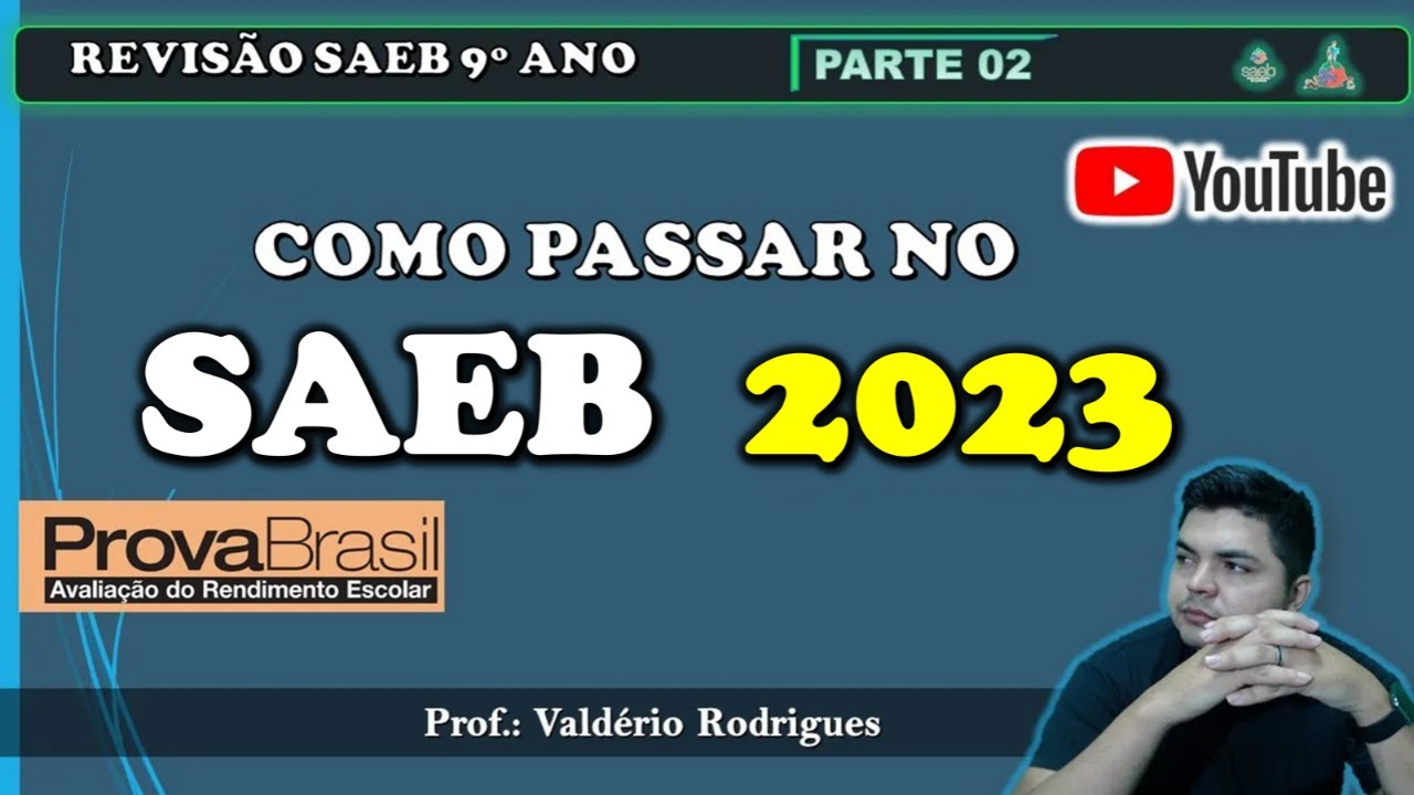 Prova Saeb 2022 9 ano