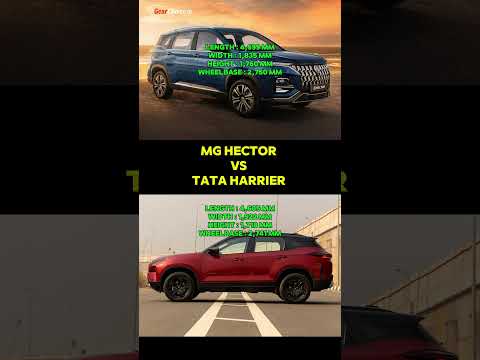 MG Hector vs Tata Harrier 2026 | Price, Size & Interior Comparison