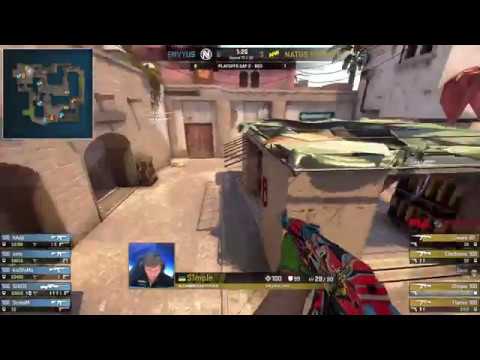 S1mple 200 iq play on CS:GO Asia Championchip versus EnVyuS!
