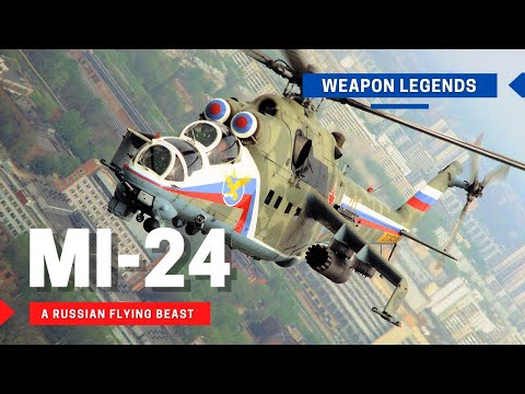 Mi-24 (Hind) attack / gunship helicopter | The Russian flying beast