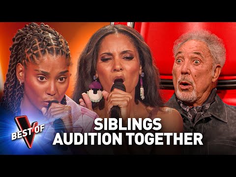 SIBLINGS & TWINS Shock the Coaches in the Blind Auditions of The Voice | Top 10