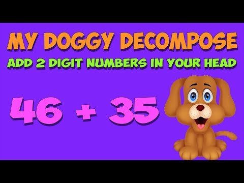 Decomposition in Addition! Singapore Math! My Doggie Decompose!