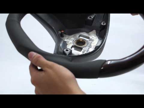 W204 2008-2011 Steering Wheel Sport Dark Walnut Gray Mercedes-Benz