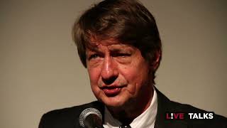 P.J. O’Rourke with Judy Muller at Live Talks Los Angeles
