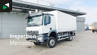 Camion rideaux coulissants Mercedes-Benz Arocs 1827 4X4 4x4 Full Steel 4,20m WB Big-Axle Euro 6 | Image 4 - Autoline