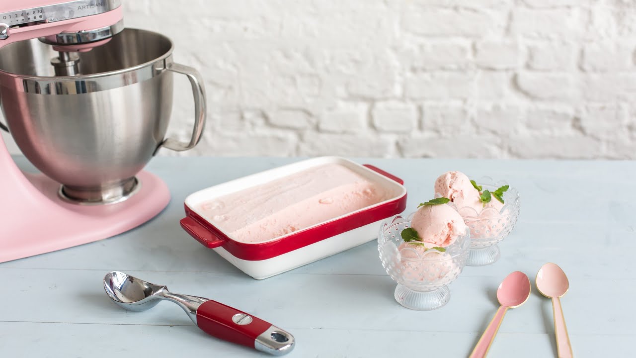 Strawberry ice cream recipe - KitchenAid