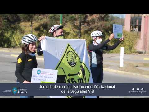 Con jornadas de concientización se conmemoró el Día Nacional de la Seguridad Vial