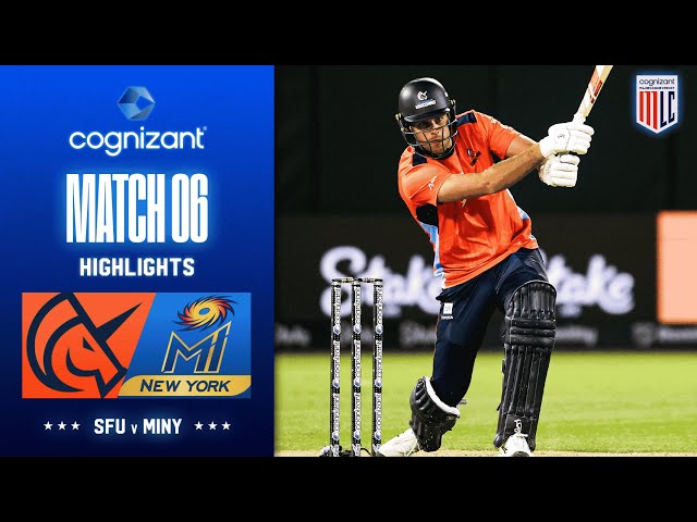 Cognizant Major League Cricket 2025 Match Highlights | San Francisco Unicorns vs MI New York