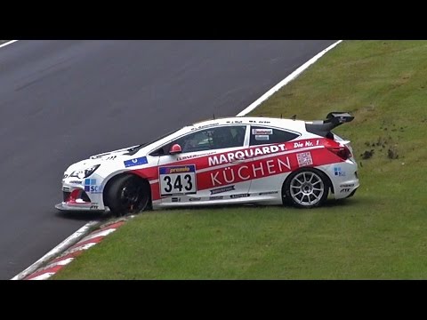 Nordschleife Spin / Near Crash Opel Astra OPC - Nürburgring